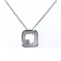 Collier Annamaria Cammilli Femme Dune in Or blanc Diamante GPE2435W - GPE2435W